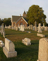 Zion Lehigh Church, Alburtis, Pennsylvania     Founded 1750 by Johann Michael Knappenberger