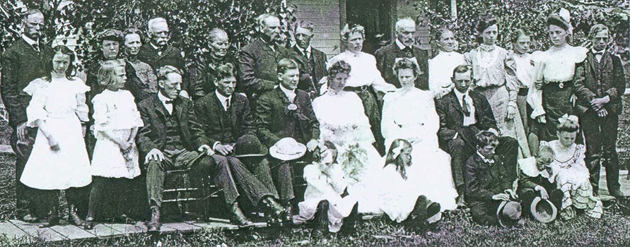 Virginia Laura Knuppenburg, Wedding Day, Walcott, North Dakota     1905